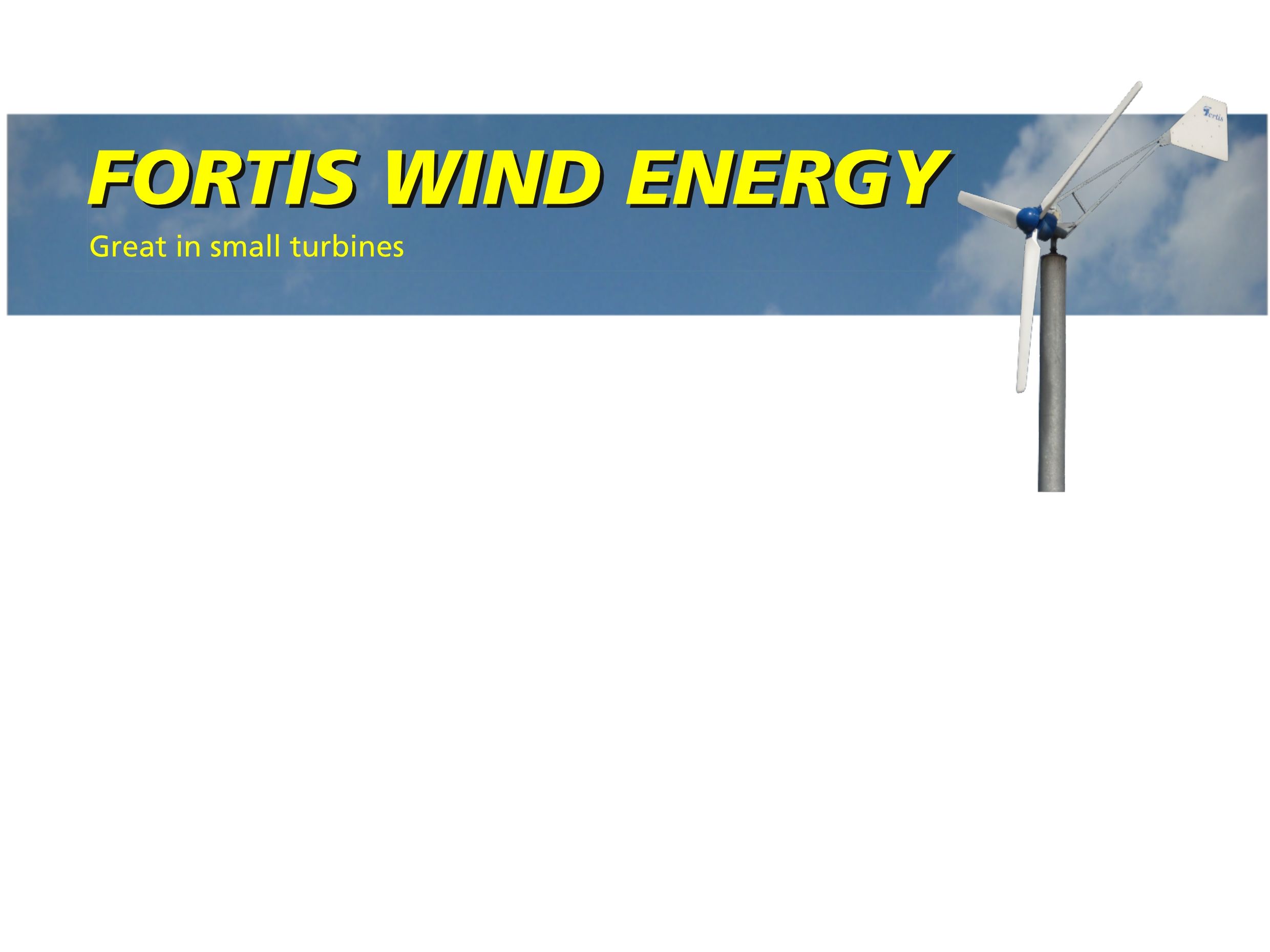 Logo van Fortis Wind Energy