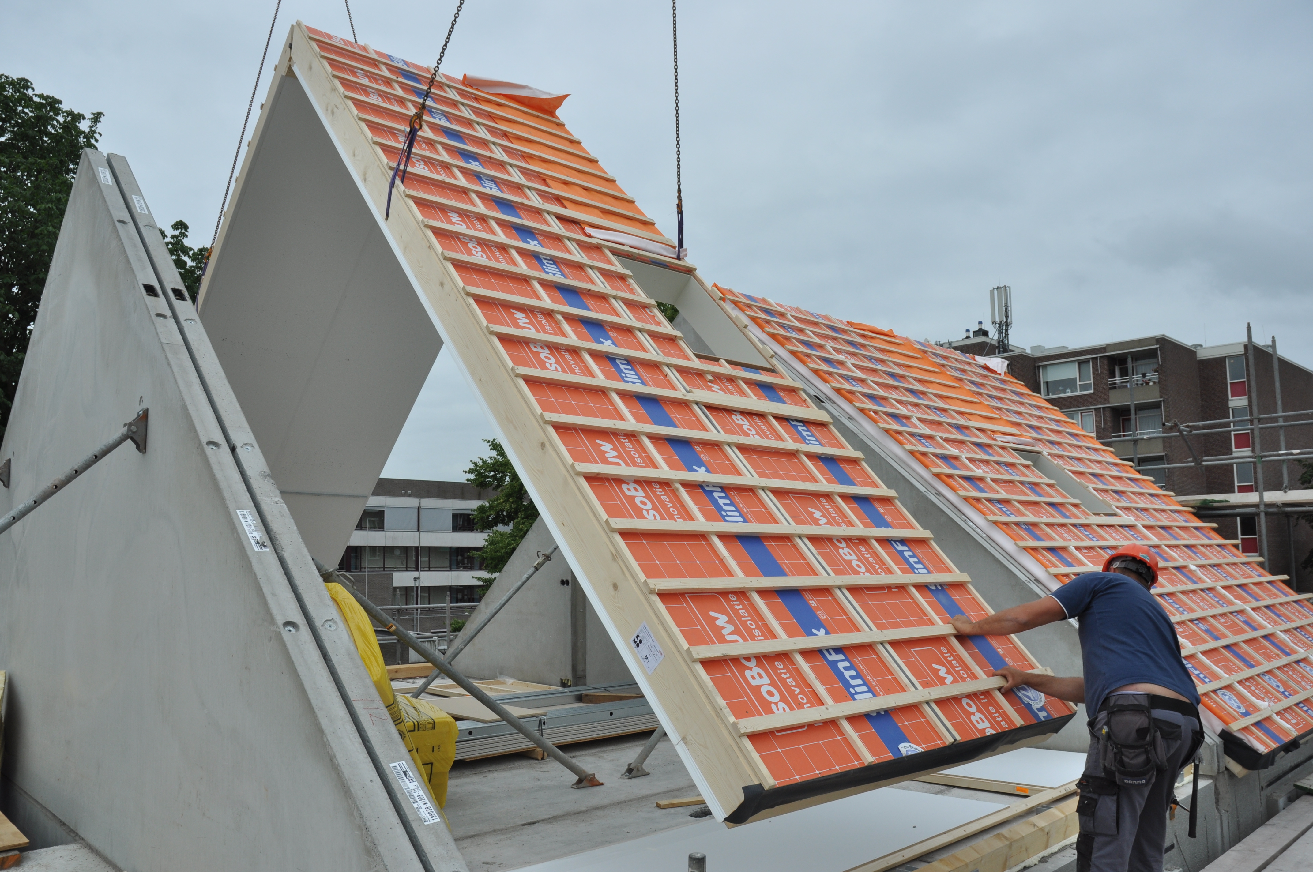BEWI IsoBouw: SlimFix-XT Prefab daksegementen