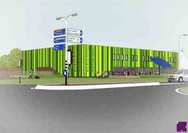 Nieuw “zonnebos” met zonnepalen op palen in Terneuzen
