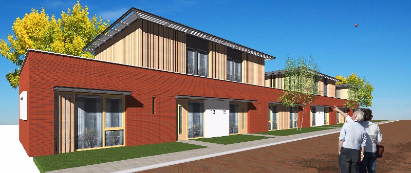 12 passiefhuizen De Waterlei